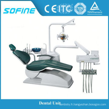 Chaise d&#39;équipement dentaire en cuir environnemental